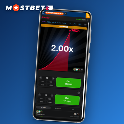 Mostbet Aviator dual bet feature showing two independent bet slips at 1.50x on dark background