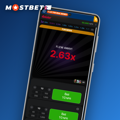 Mostbet Aviator live history tile displaying multiplier tags and volatility bar chart